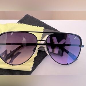 Quay aviator sunglasses/